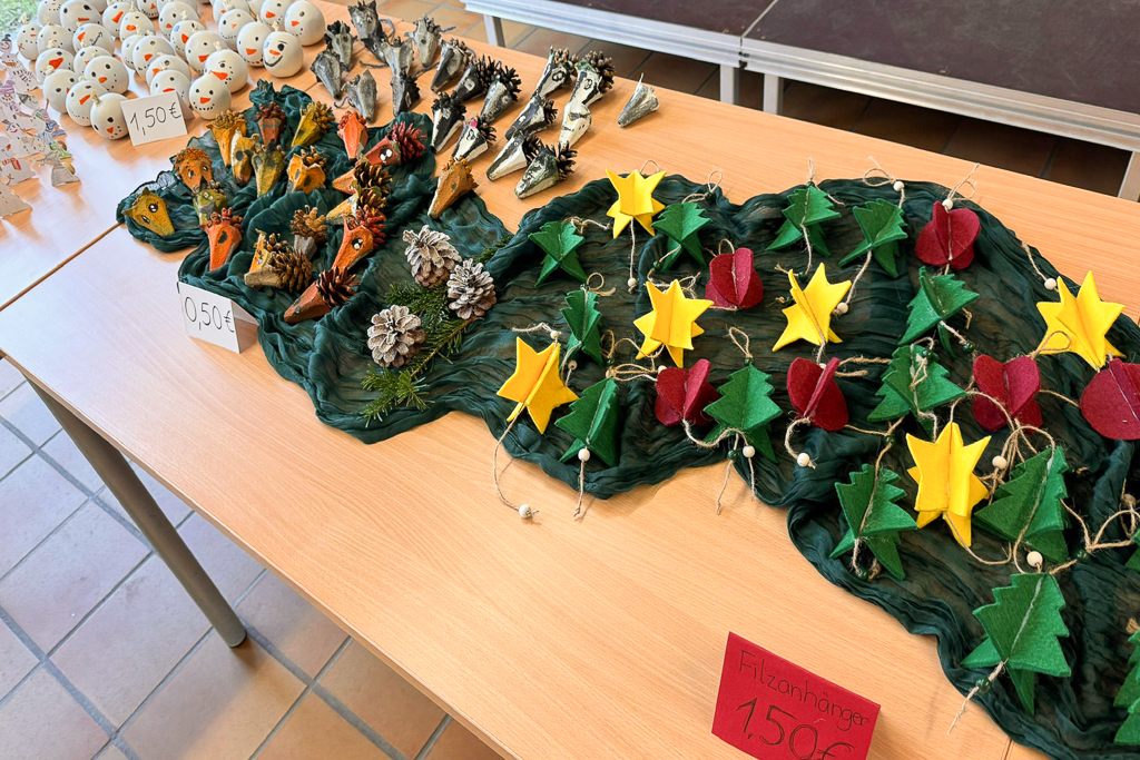 Filzanhänger, Knetbälle